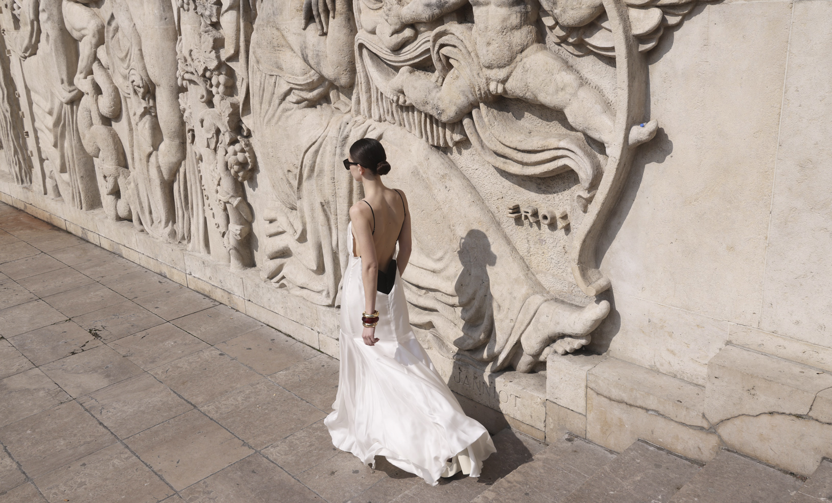 Heart Slip Dress White — prikaz 5