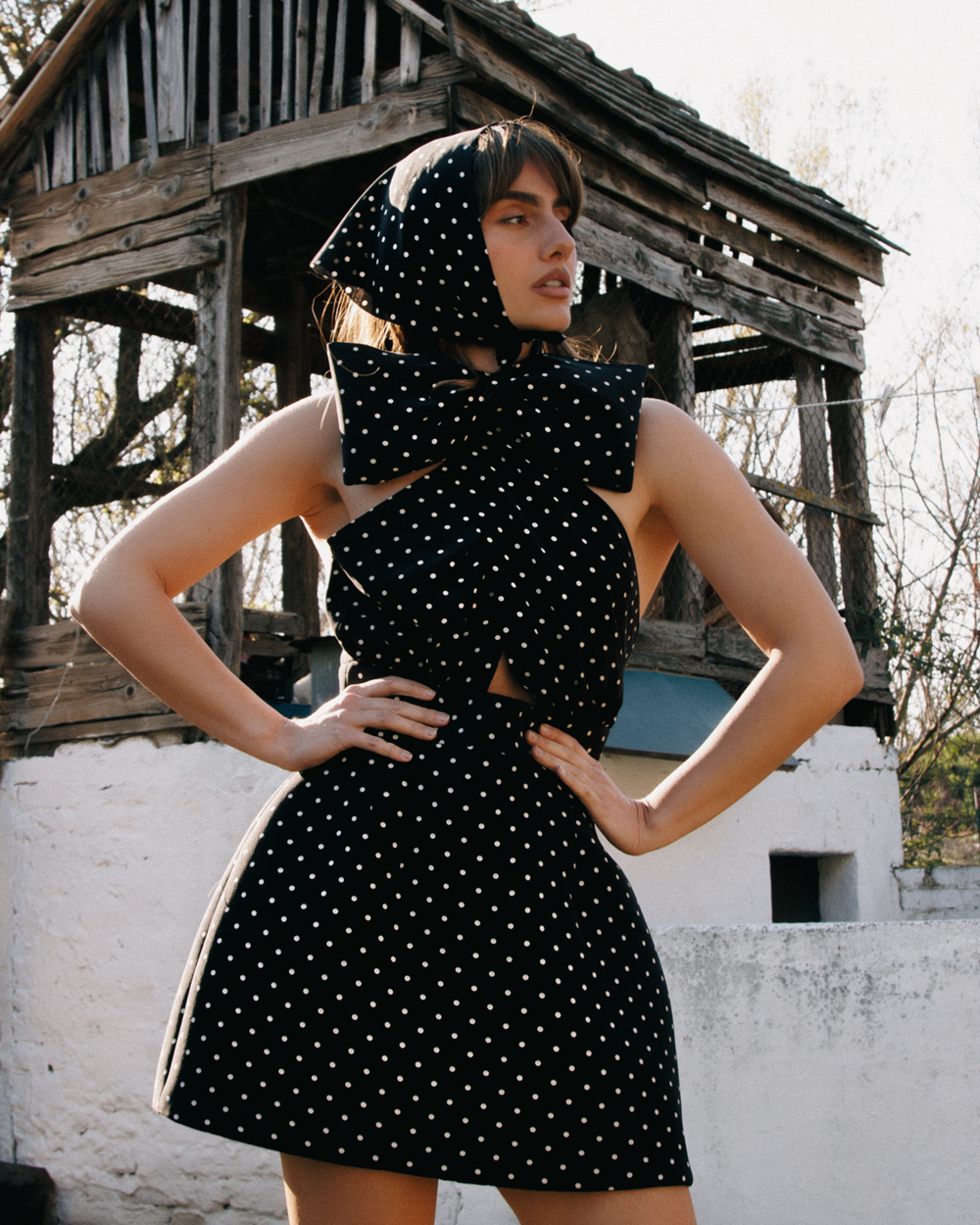 Mila Bell Dress Pois — prikaz 1