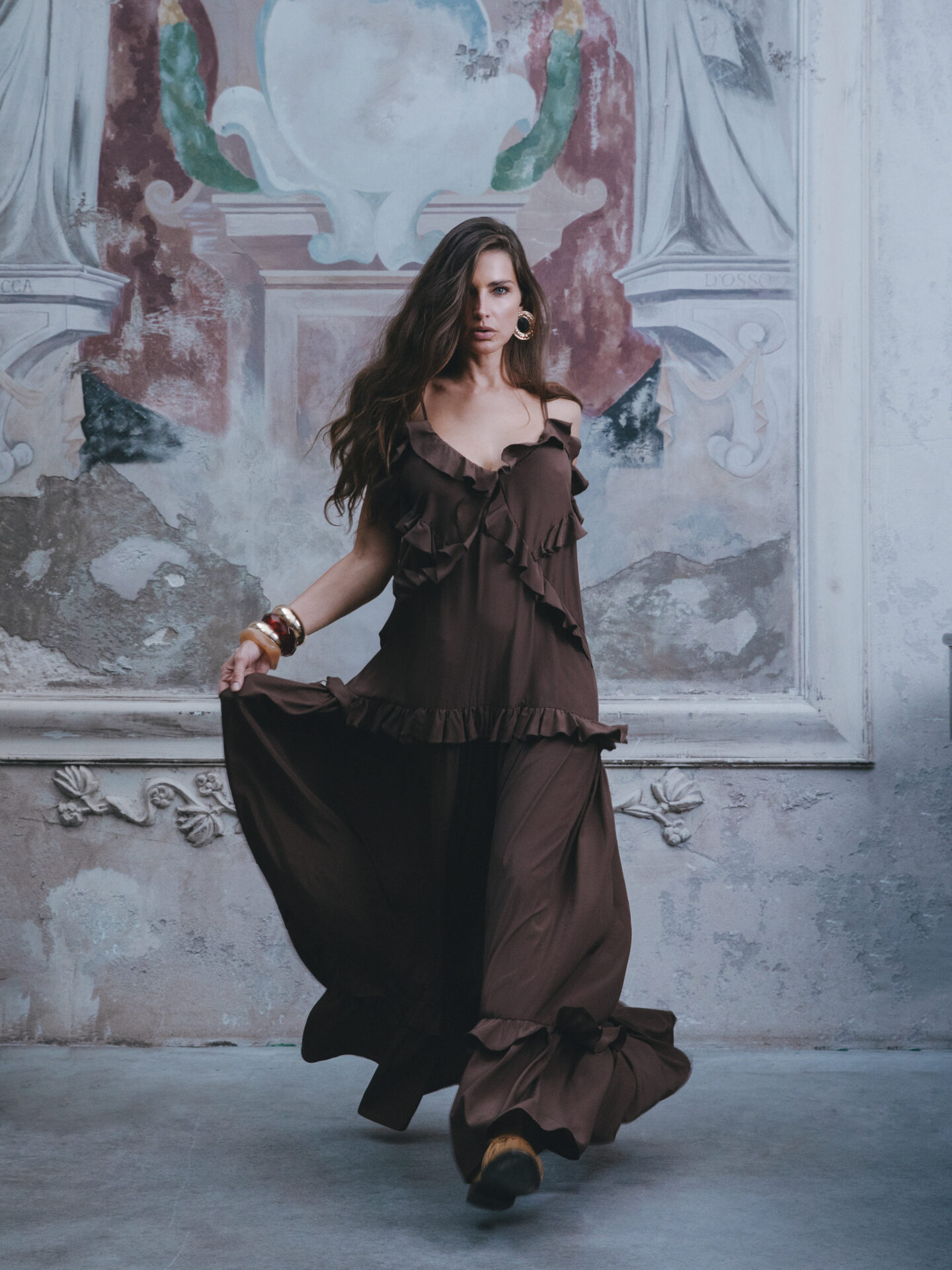 Wave Dress Brown — prikaz 2