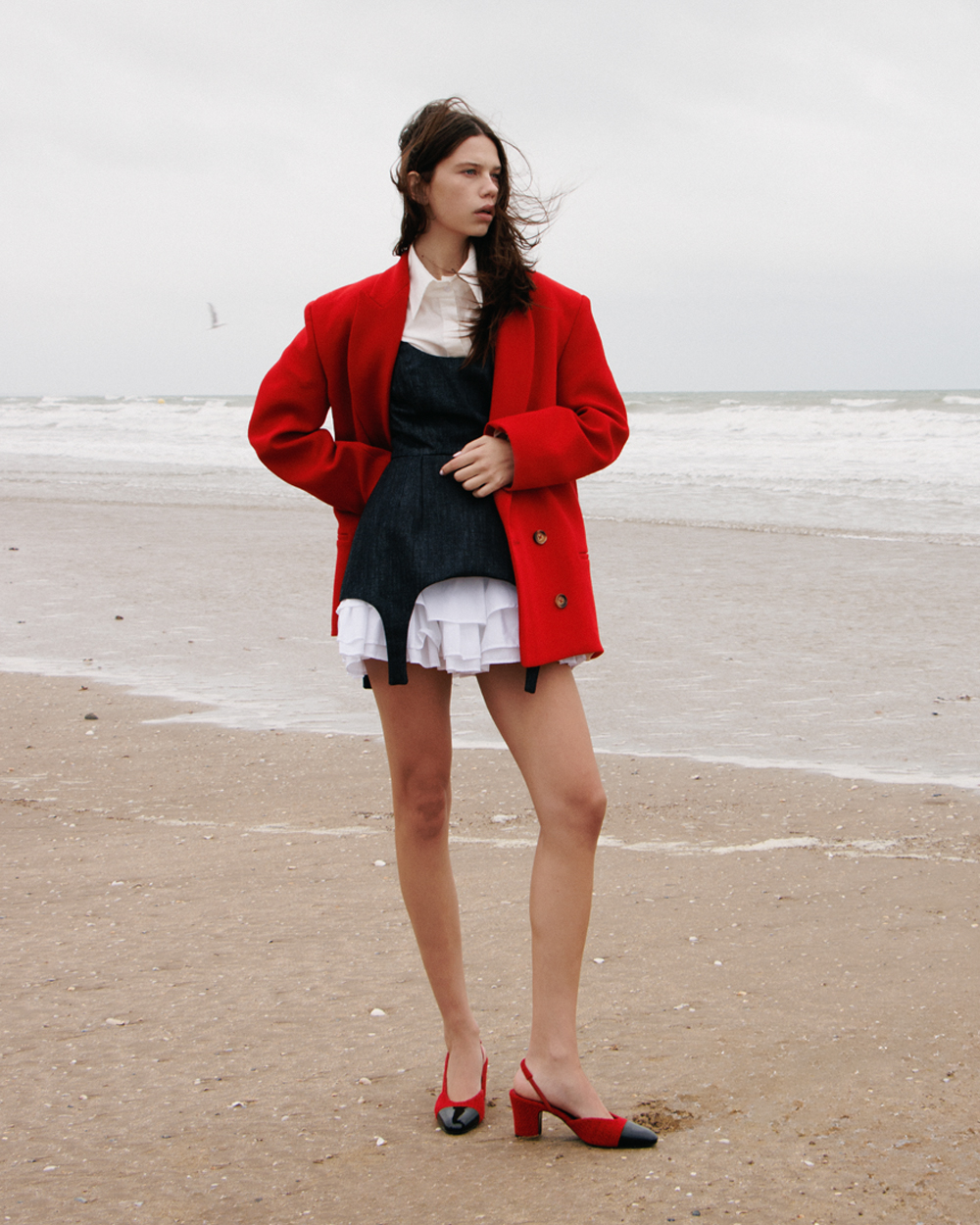 Saint German Red Suit Jacket — prikaz 1