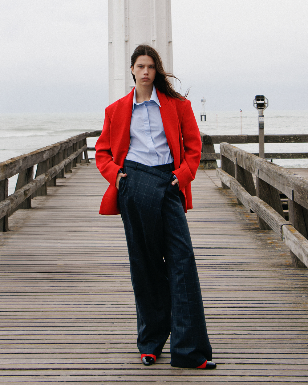 Saint German Red Suit Jacket — prikaz 8