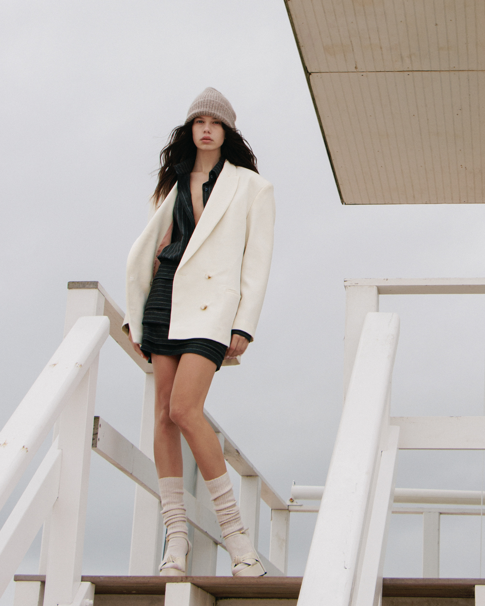 Saint German White Suit Jacket — prikaz 2