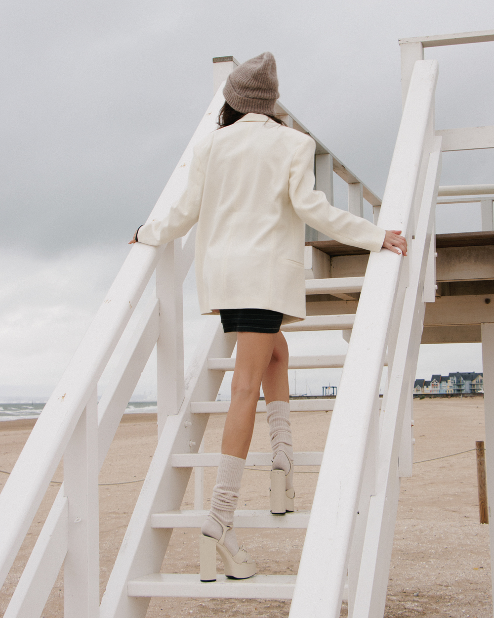 Saint German White Suit Jacket — prikaz 3