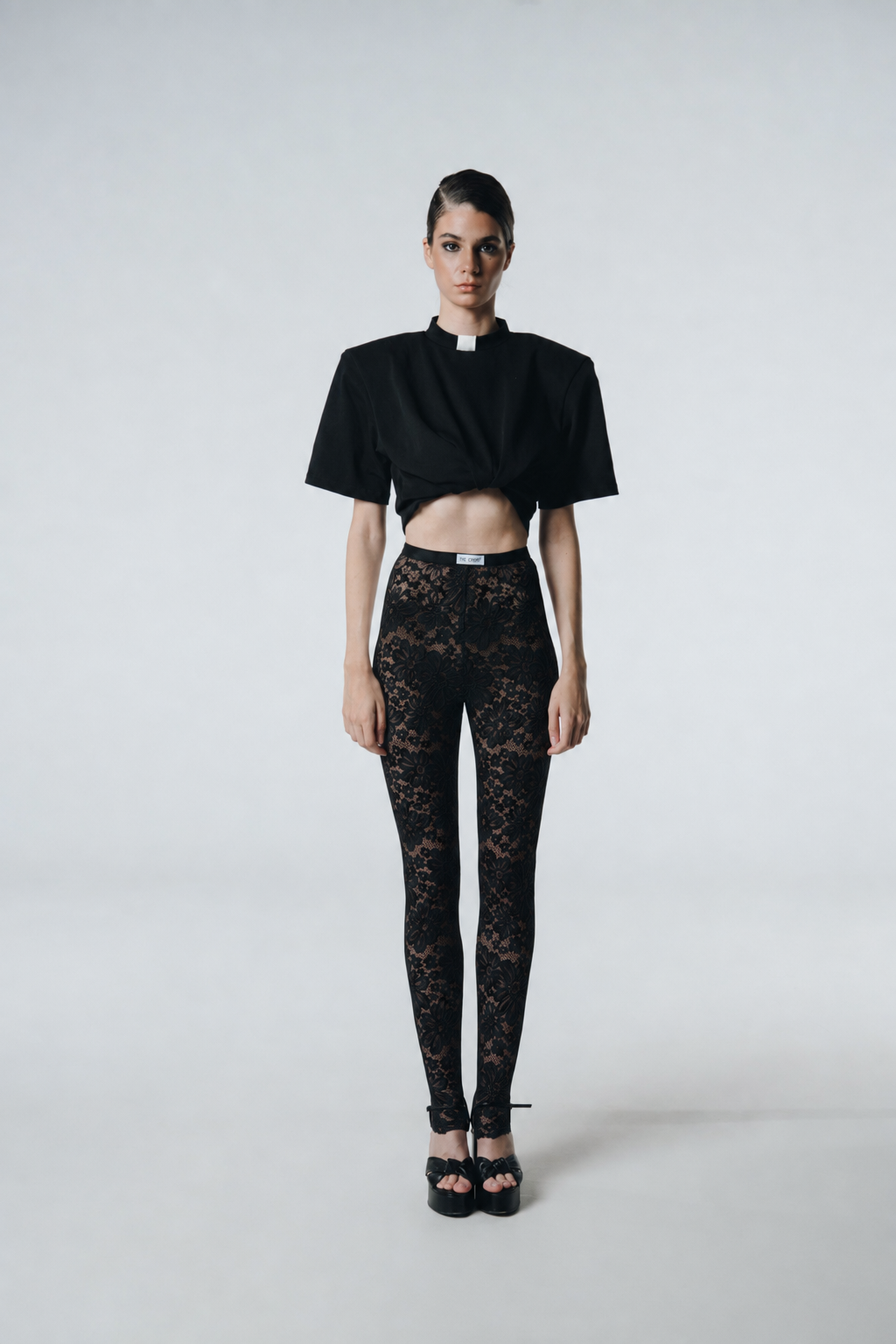 Open Body Language Black Leggings