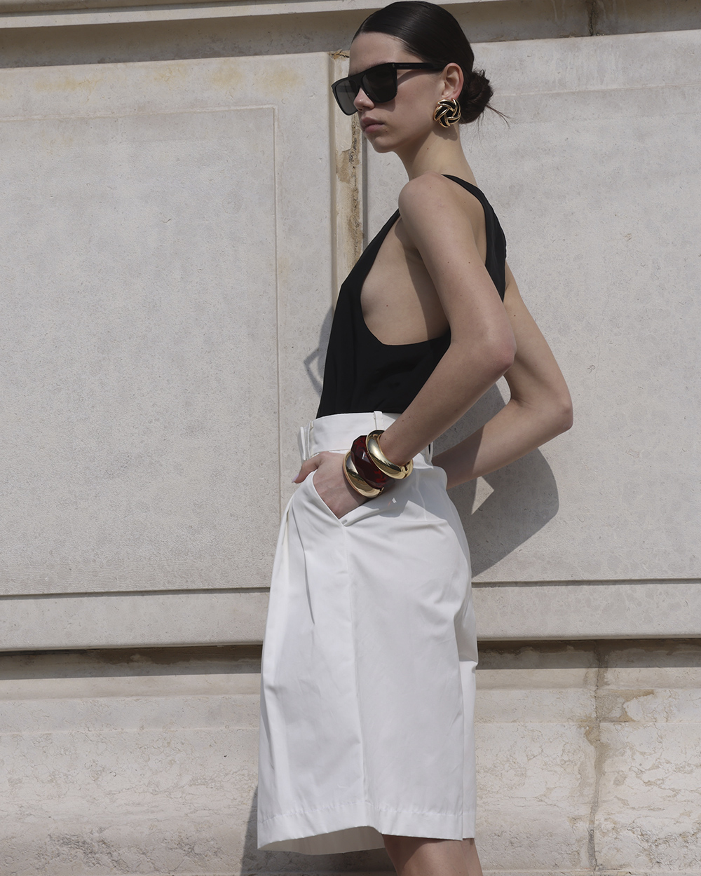 The Hampton Bermudas White — prikaz 3