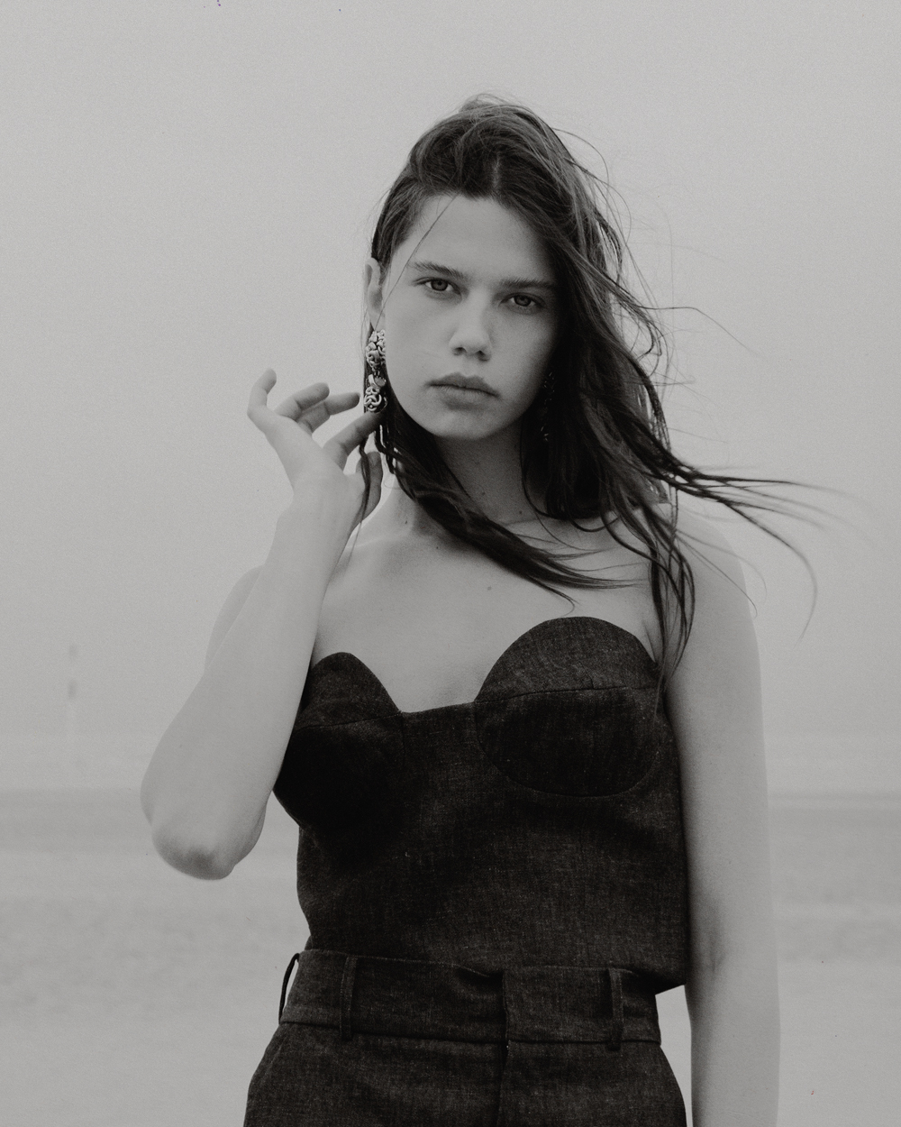 Evergreen Top In Denim — prikaz 6